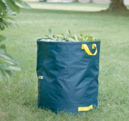 Nortene Standbag Erős, merev kerti lombgyűjtő zsák, d 66 cm x 75 cm zöld