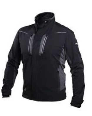 Stalco Munkakabát, fekete, "XXL-58", PROFESSIONAL STRETCH LINE, Perfect S-79256