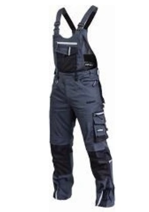 Stalco Munkavédelmi kertész nadrág,sötétszürke/fekete, 3XL, PROFESSIONAL FLEX LINE, Perfect