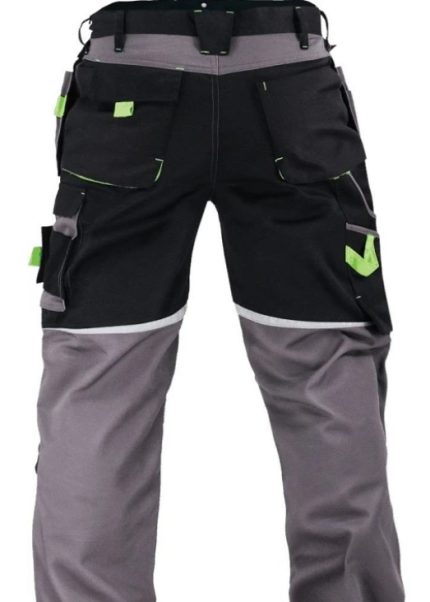 Stalco Munkavédelmi derekas nadrág, szürke/fekete, S, HEAVYLINE, Perfect S-78556