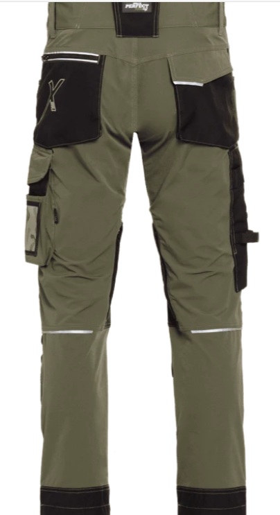 Stalco Derekas munkanadrág, fekete, "S-48", PROFESSIONAL STRETCH LINE, Perfect S-79261